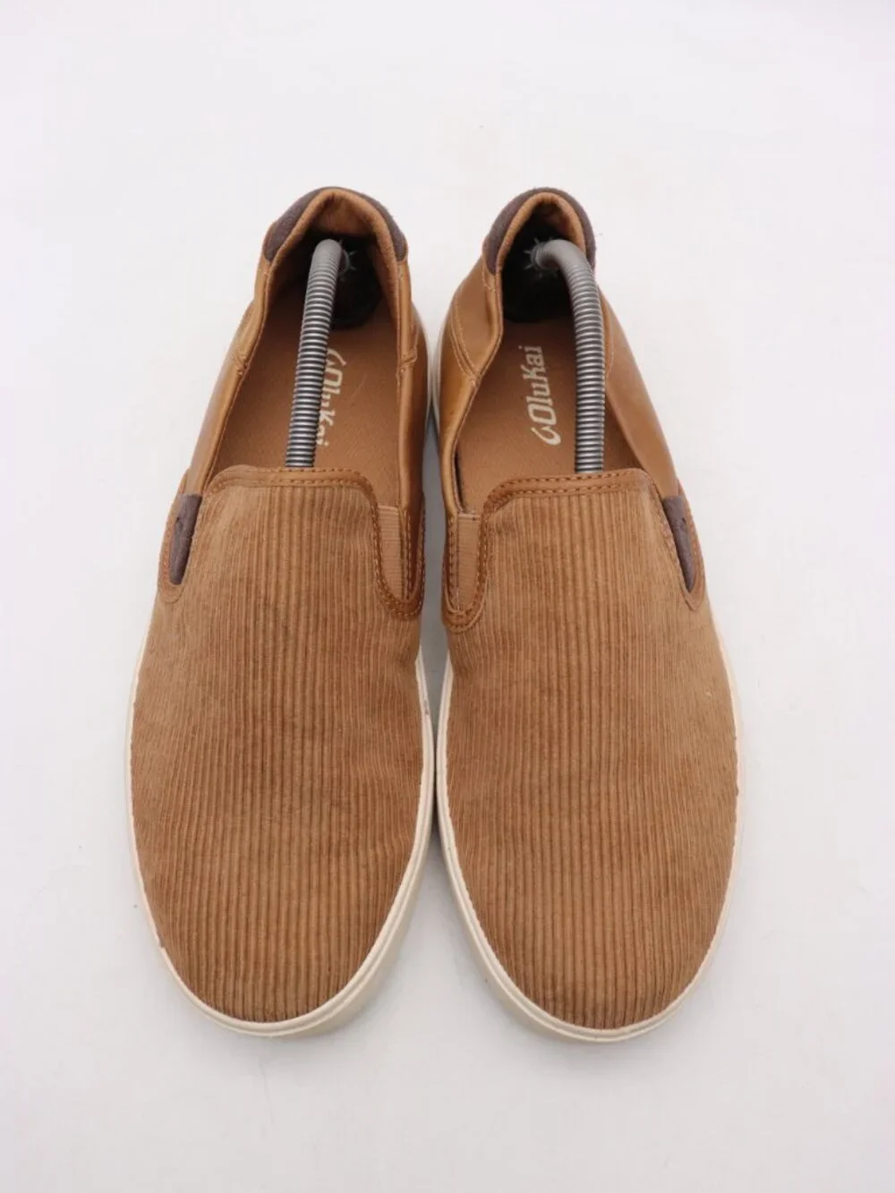 Olukai Lae’ahi Kapa Shoe Men's Size US 10 EU 43 Brown Corduroy Slip On Casual
